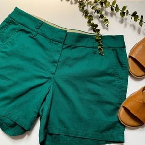 3 FOR $25 J CREW | Green Chino City Fit Shorts
